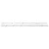 vidaXL &Eacute;tag&egrave;re Murale avec &eacute;tag&egrave;re 4 pcs Marbre blanc 60 x 9 x 3 cm