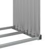 vidaXL Porte-b&ucirc;ches gris clair 120x45x210 cm acier galvanis&eacute;