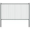 vidaXL Panneau de cl&ocirc;ture Woerden avec poteaux en acier 1,7&nbsp;x&nbsp;1&nbsp;m anthracite