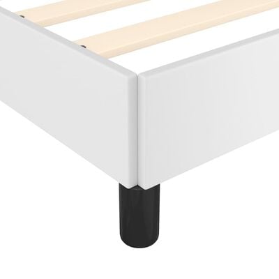 vidaXL Cadre de lit sans matelas blanc 180x200 cm similicuir