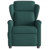 vidaXL Fauteuil inclinable Vert foncé Tissu