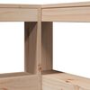 vidaXL Lit biblioth&egrave;que sans matelas 90x200 cm bois de pin massif