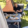 Travellife Chaise inclinable Barletta Comfort L gris fonc&eacute;