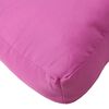 vidaXL Coussin de palette rose 70x40x12 cm tissu
