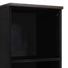 vidaXL Meuble de Lavabo de Salle de Bain Noyer 38 x 33 x 160 cm