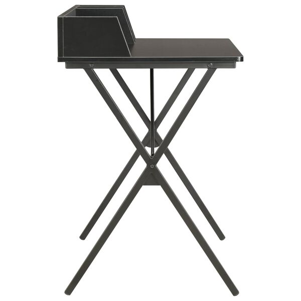 vidaXL Bureau Noir 80x50x84 cm