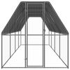 vidaXL Poulailler d'ext&eacute;rieur 2x8x2 m Acier galvanis&eacute;