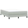 vidaXL Sommier &agrave; lattes de lit sans matelas gris clair 140x210 cm