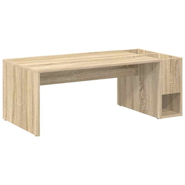 vidaXL Table basse Ch&ecirc;ne Sonoma 101,5 x 50 x 37 cm Bois d'ing&eacute;nierie