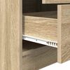 vidaXL Bureau avec tiroir 2 pcs Ch&ecirc;ne Sonoma