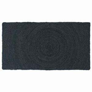 vidaXL Tapis de surface Rectangulaire Gris fonc&eacute; 60 x 110 cm Jute