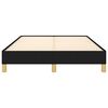 vidaXL Cadre de lit sans matelas noir 120x190 cm tissu