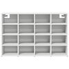 vidaXL Cabinet &agrave; chaussures Blanc 103 x 30 x 67 cm Bois d'ing&eacute;nierie