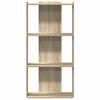 vidaXL Biblioth&egrave;que &agrave; 3 niveaux ch&ecirc;ne sonoma 60x30x120 cm