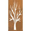 VidaXL &Eacute;tag&egrave;re &agrave; bois 40x30x80 cm acier r&eacute;sistant aux intemp&eacute;ries