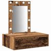 vidaXL Table de Toilette Marron 60 x 40 x 70 cm Bois d'ing&eacute;nierie