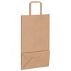 vidaXL Sacs en papier 50 pcs avec poign&eacute;es marron 21x11x36 cm