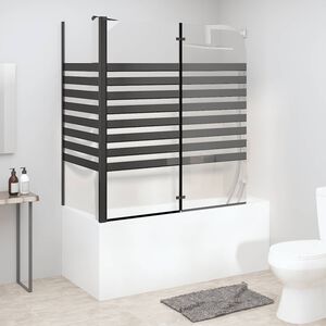 vidaXL Cabine de douche &agrave; rayures 120x68x130 cm Verre tremp&eacute;