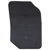 vidaXL Tapis de voiture 4 pcs Noir Convient pour C4 2021- Caoutchouc
