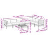 vidaXL Salon de jardin 8 pcs avec coussins sapin douglas solide