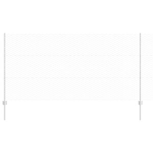 vidaXL Cl&ocirc;ture hexagonale avec poteau 50 x 1,2 m Acier galvanis&eacute;