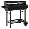 vidaXL Grill charbon 96,5 x 42,5 x 88,5 cm Noir
