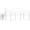 vidaXL Tente de r&eacute;ception pliable avec parois 3x6 m anthracite
