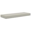 vidaXL Coussin de Si&egrave;ge d'Ext&eacute;rieur 100 % polyester Gris
