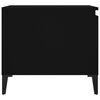 vidaXL Table basse Noir 100x50x45 cm Bois d'ingénierie