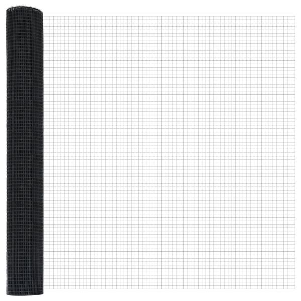 vidaXL Clôture en fil soudé Gris 1.2 x 50 m Acier