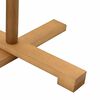 vidaXL Arbre de No&euml;l en bois Marron 210 cm Bois massif en pin