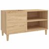 vidaXL Armoire &agrave; disques ch&ecirc;ne sonoma 84,5x38x48 cm bois d'ing&eacute;nierie