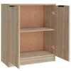vidaXL Buffets 3 pcs Ch&ecirc;ne sonoma Bois d'ing&eacute;nierie
