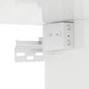 vidaXL Armoire murale de salle de bain avec porte TULUM Blanc brillant