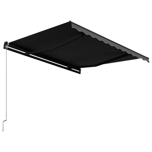 vidaXL Auvent manuel r&eacute;tractable 300x250 cm Anthracite