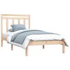 vidaXL Cadre de lit sans matelas 90x200 cm bois massif