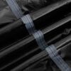 vidaXL Housse de banc 3 places noir 165x70x65/94 cm oxford 420D