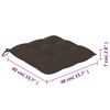 vidaXL Chaises de jardin empilables avec coussins lot de 4 Teck solide