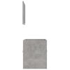 vidaXL Ensemble de meubles de salle de bain 2 pcs Gris b&eacute;ton Agglom&eacute;r&eacute;