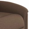 vidaXL Fauteuil de massage inclinable Marron Tissu