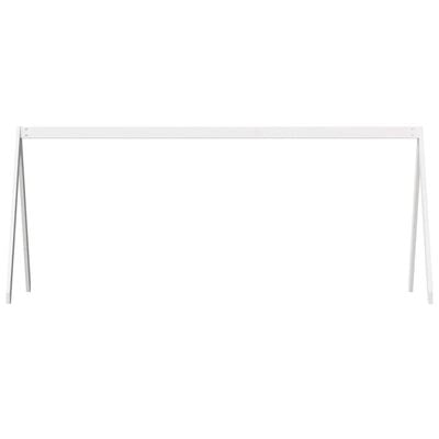 vidaXL Toit de lit pour enfants blanc 199x80,5x88cm bois de pin massif