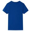 T-shirt pour enfants bleu fonc&eacute; 128