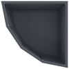 vidaXL Jardini&egrave;re d'Angle Anthracite 45 x 45 x 35 cm Acier