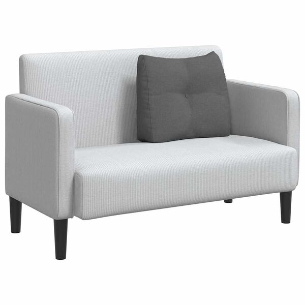 vidaXL Coussin de Dos Gris fonc&eacute; 60 x 24 x 50 cm tissu