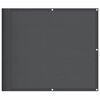 vidaXL &Eacute;cran de balcon anthracite 90x1000 cm 100% polyester oxford
