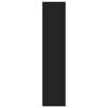 vidaXL Buffet haut noir 70x41x185 cm bois d'ingénierie