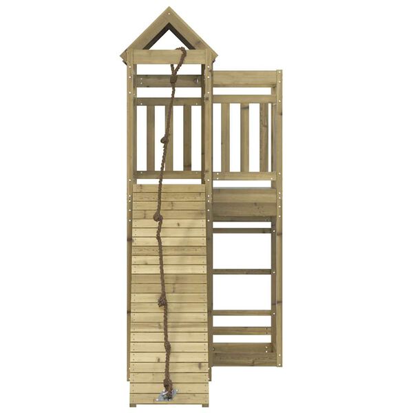 vidaXL Aire de jeux d'ext&eacute;rieur bois de pin impr&eacute;gn&eacute;