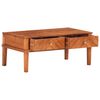 vidaXL Table basse 100x50x41 cm Bois d'acacia massif