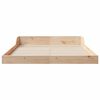 vidaXL Cadre de lit Marron 140 x 190 cm Pin massif