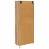 vidaXL Haut Armoire avec tiroir Ch&ecirc;ne artisanal 69,5 x 34 x 180 cm